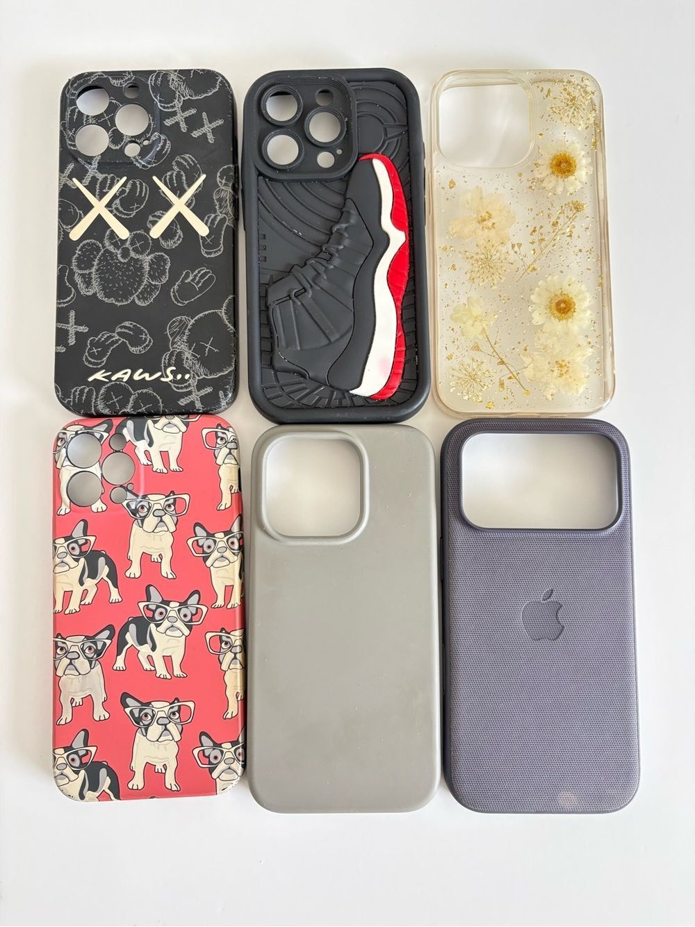 Apple iPhone Case Lot — Black, Red, White, Pink, Gray, Clear Fits 12/13/14 Pro
